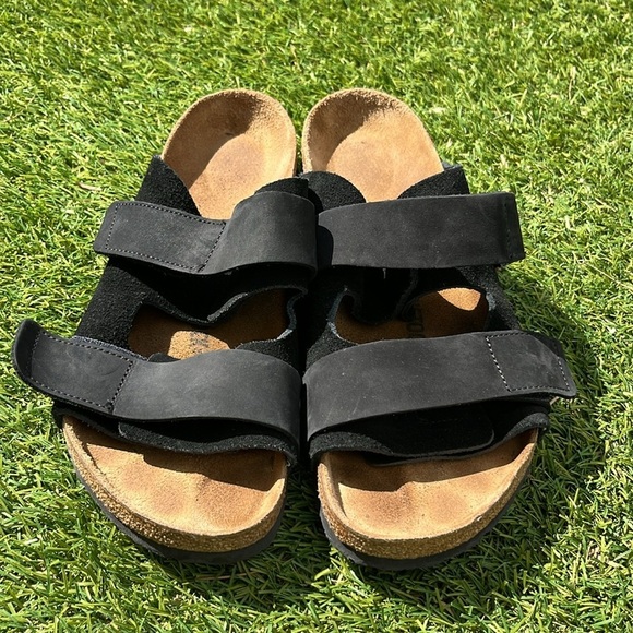 Birkenstock Men\'s Black Suede Double-Strap Sandals main image 4